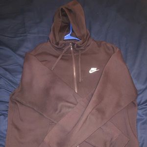Burgundy Nike tech hoodie
